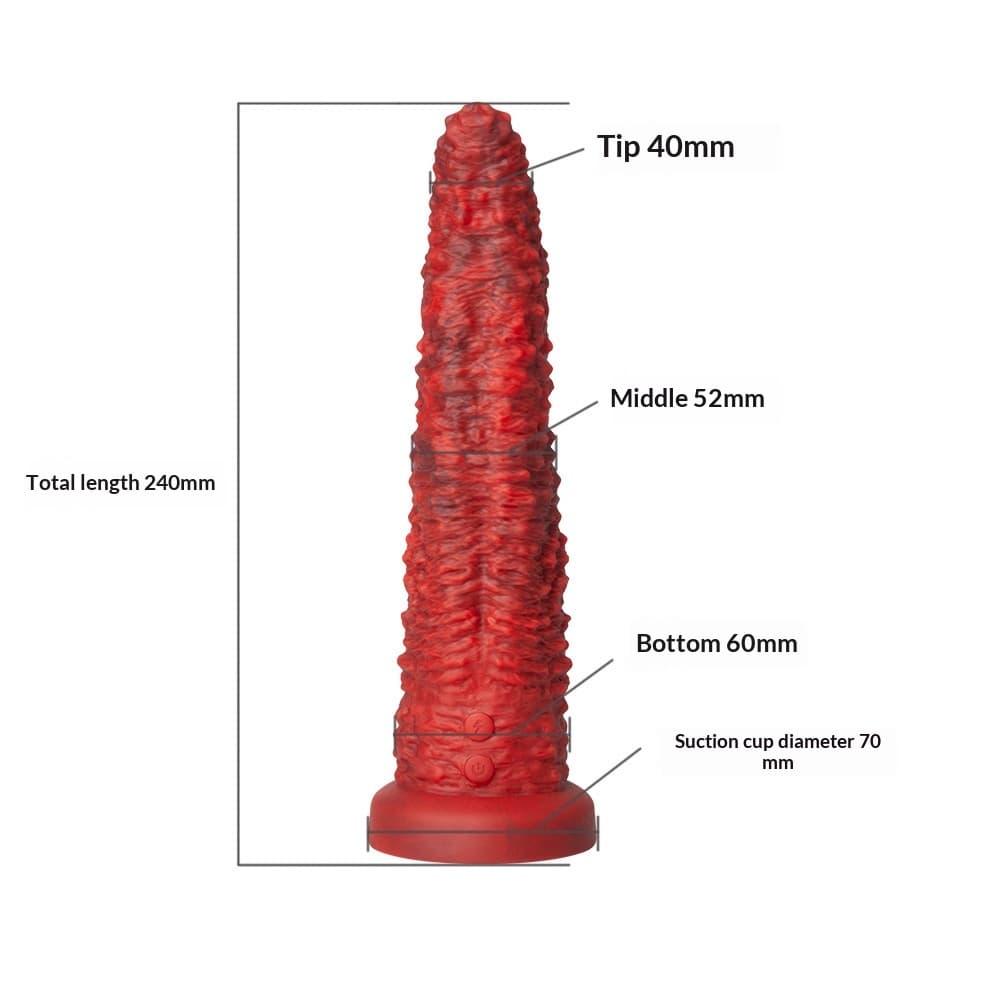 Remote Thrusting Vibrating Dildo - thumbnail 4