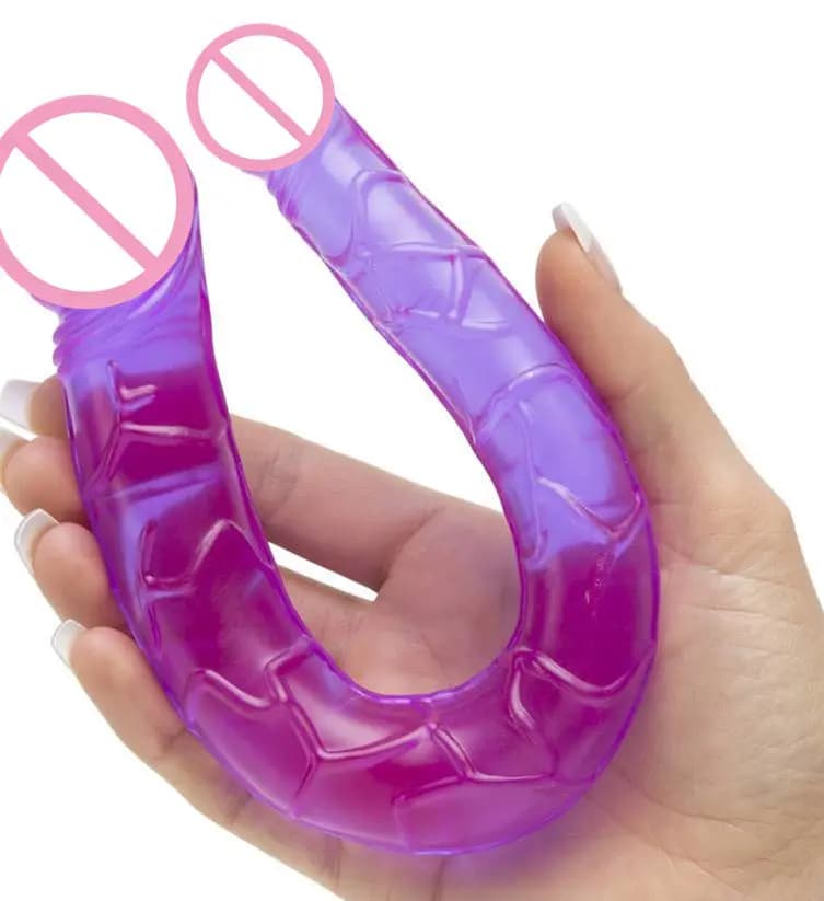 Realistic double-ended dildo for dual stimulation - thumbnail 2