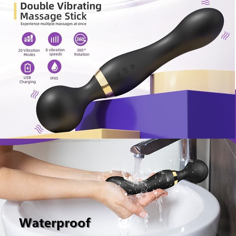 Double-Head Silicone Body Vibrator - thumbnail 6
