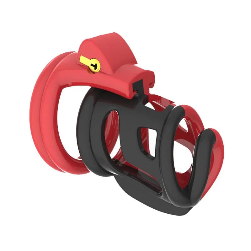 ABS male chastity device with four ring sizes - thumbnail 2