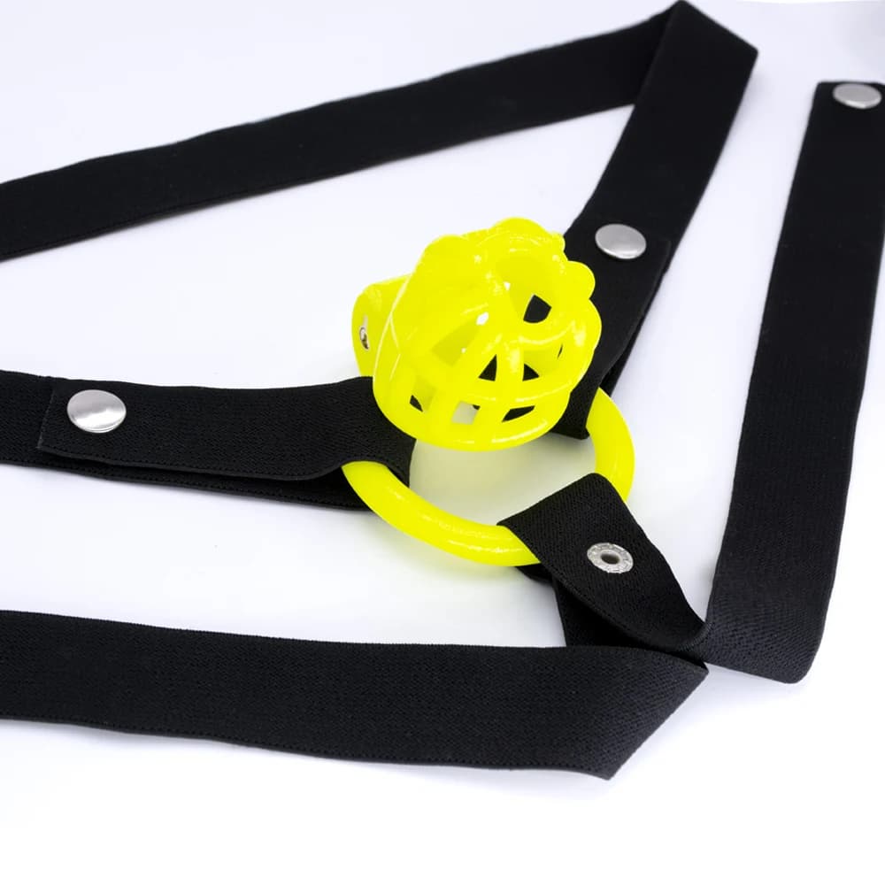 Adjustable elastic auxiliary belt for male chastity devices - thumbnail 2