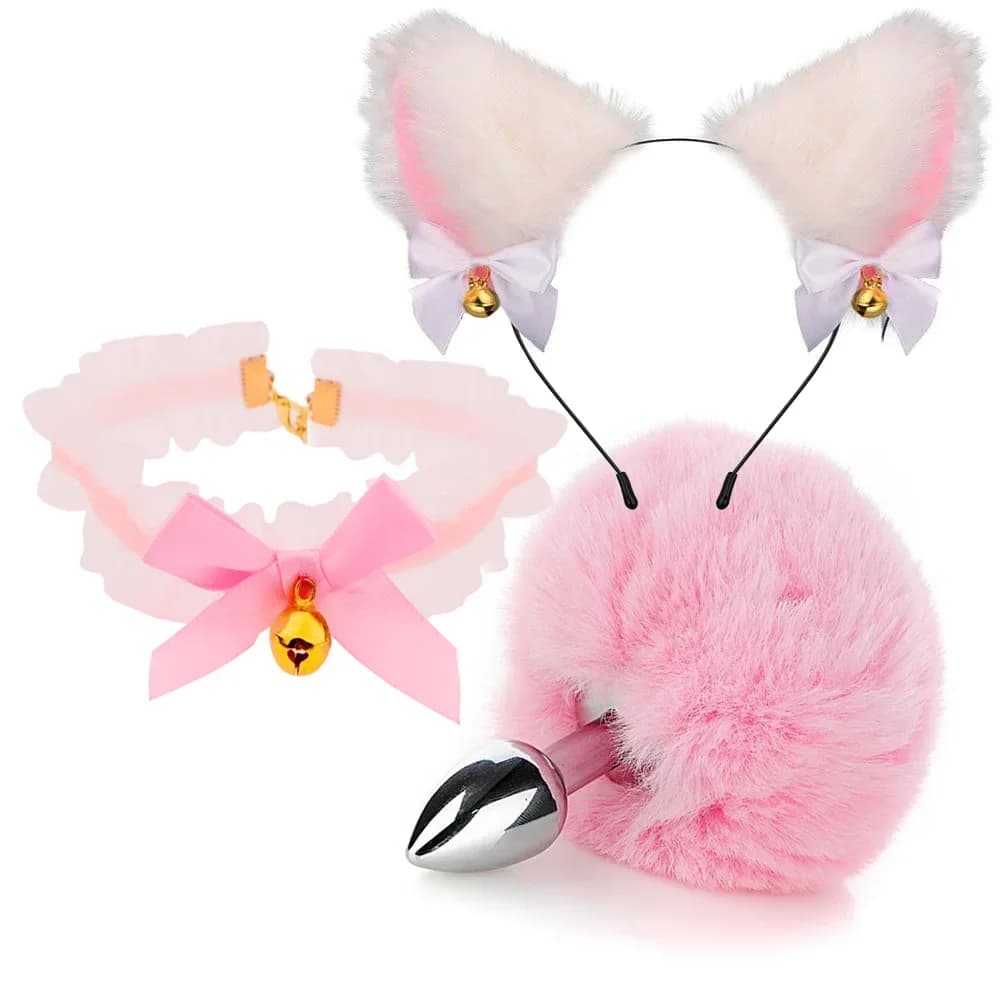 Cat ears headband and tail anal plug set - thumbnail 5