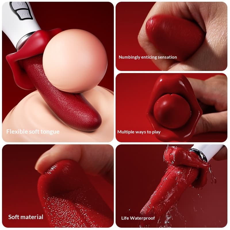 Tongue Vibrator with Handle - thumbnail 3