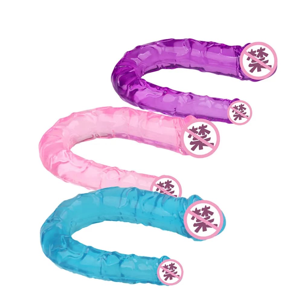 Realistic double-ended dildo for dual stimulation - thumbnail 6