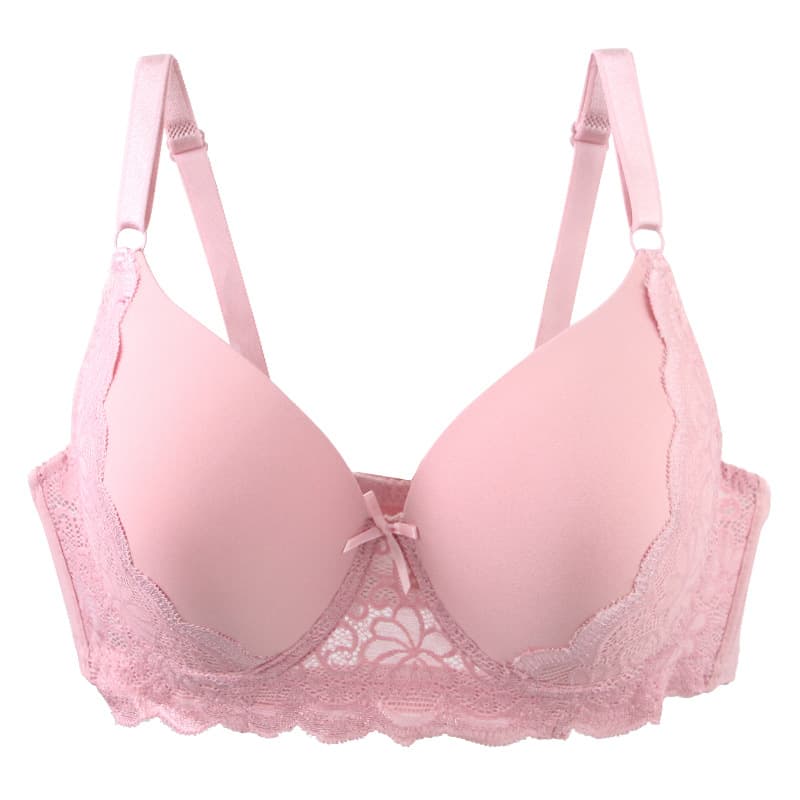Wire-free French lace bra for fuller cups - thumbnail 7
