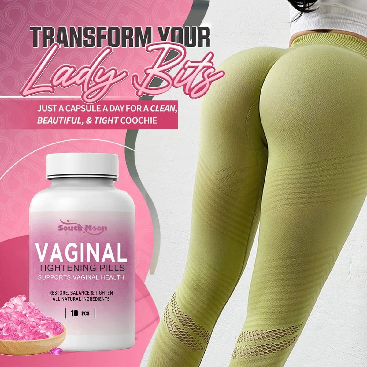 Hip Lifting Capsule Tightening Warping Buttock Prevents Sagging Collapse Sexy Butt Enlargement Plump Hip Fats Women Body Shaping - image 1
