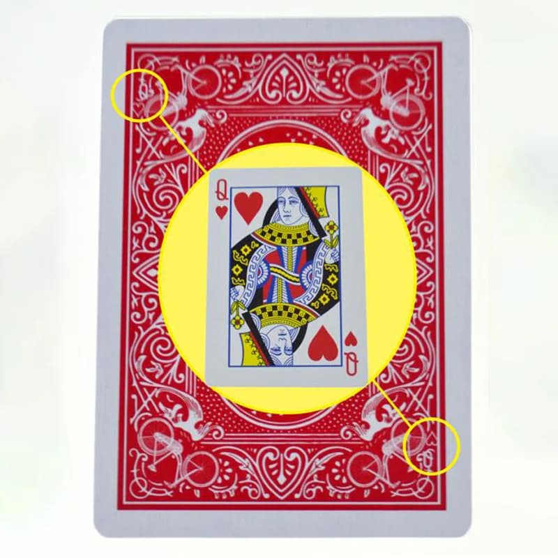 Marked stripper deck playing cards for magic tricks - thumbnail 4