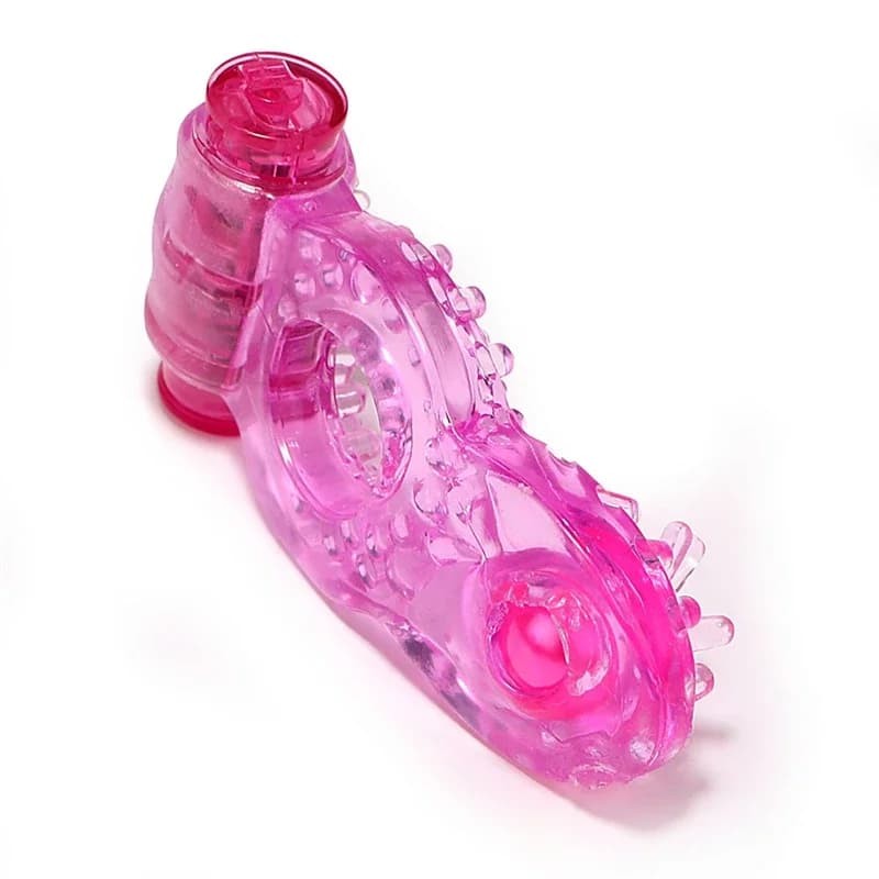 Dual stimulation vibrating cock ring for couples - thumbnail 4