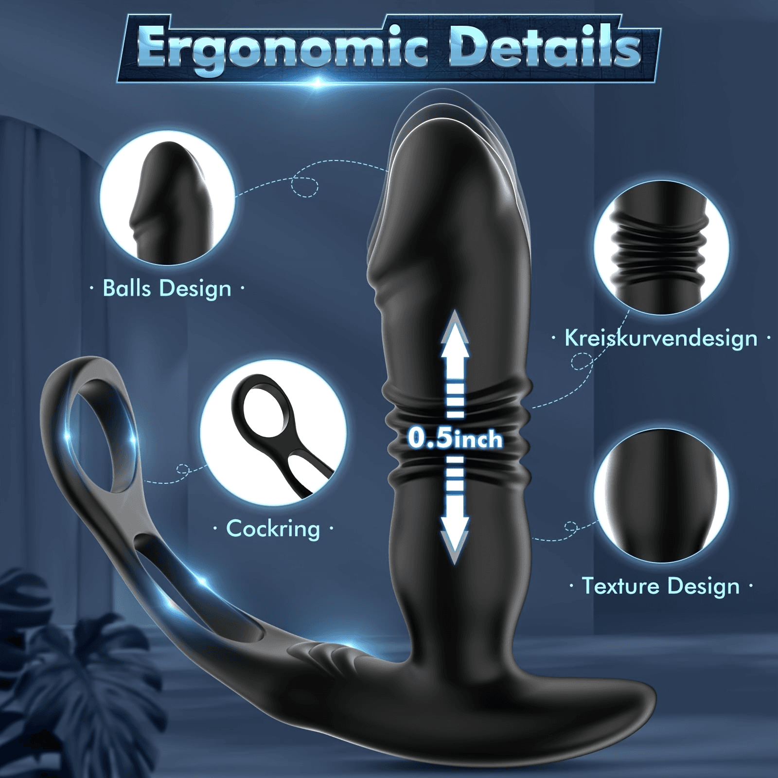 Vibrating Prostate Massager, 7 Modes - thumbnail 9