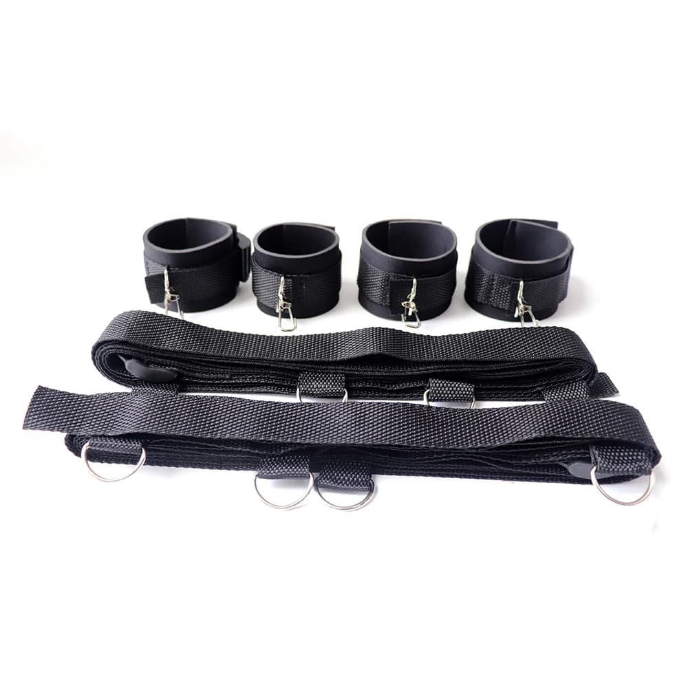 Adjustable nylon bondage handcuffs for couples - thumbnail 6