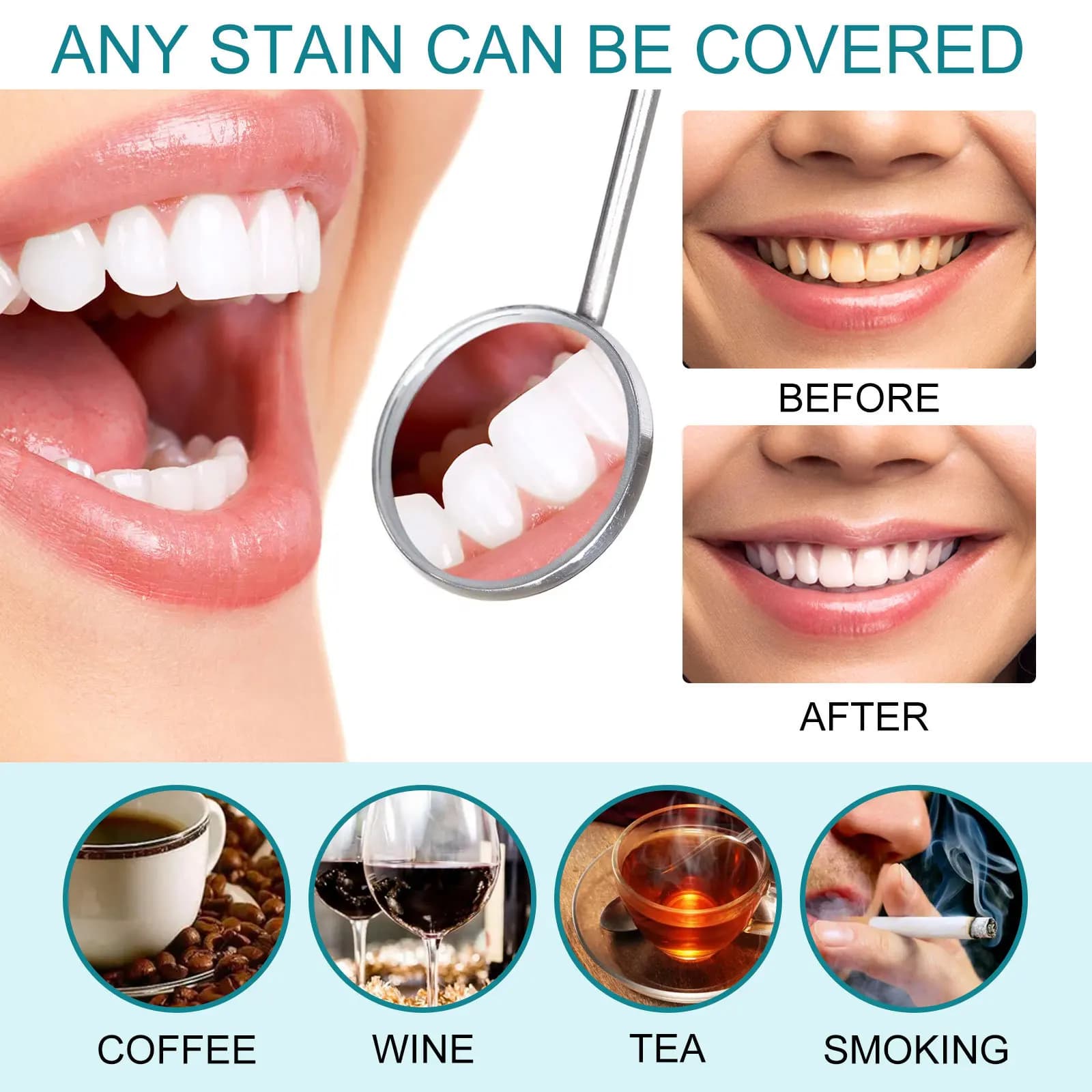 Teeth whitening paint for stain removal - thumbnail 3