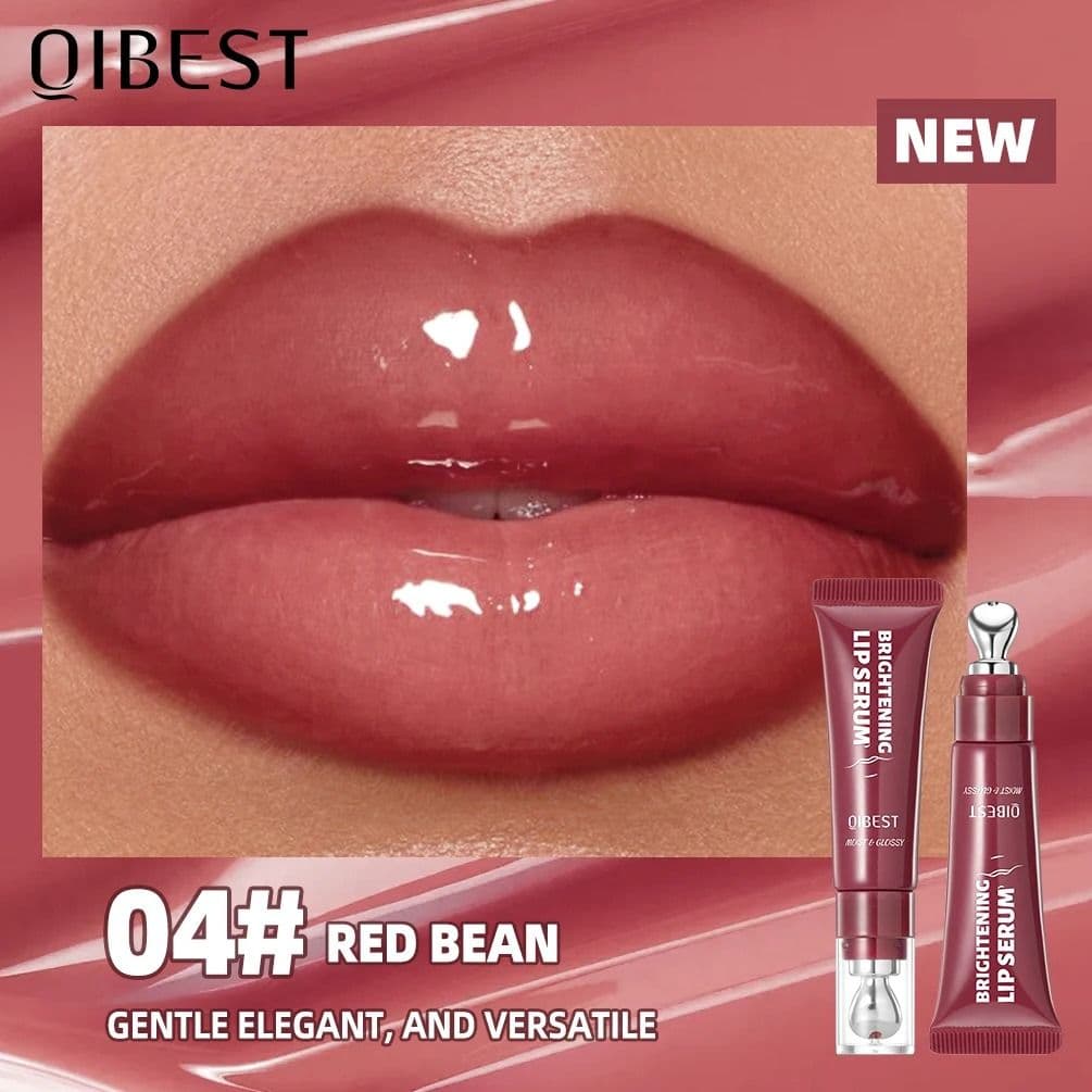 QIBEST Mirror Pearl Lipgloss Long Lasting Moisturizing Lipstick Shine Glitter Lip Glaze Non Stick Cup Jelly Pout Lip Tint Makeup - image 1