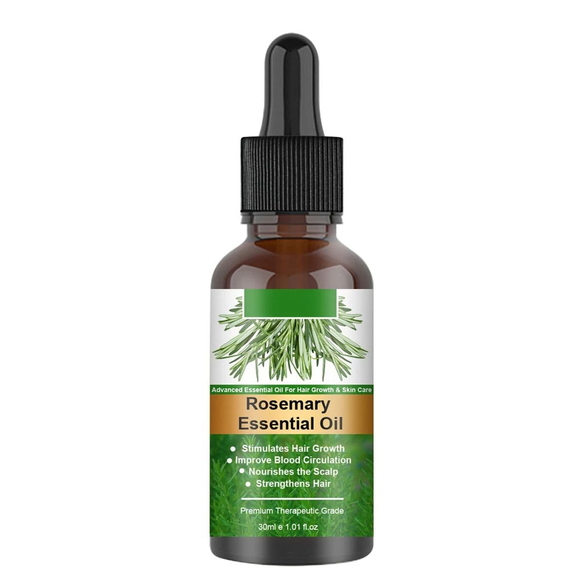 Rosemary Essentiall Oil Hair Growth Products Organic Hair Products Scalp Hair Strengthening Oil For Nourish Shiny Hair Healthy - thumbnail 3