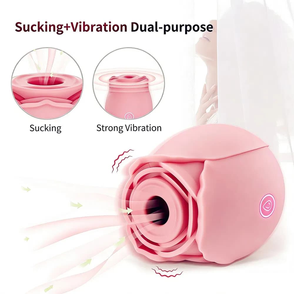Rose Suction Vibrator, 10 Speeds - thumbnail 5