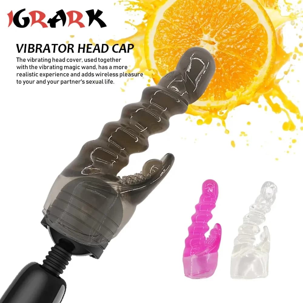 Silicone attachment head for massage wands - thumbnail 3