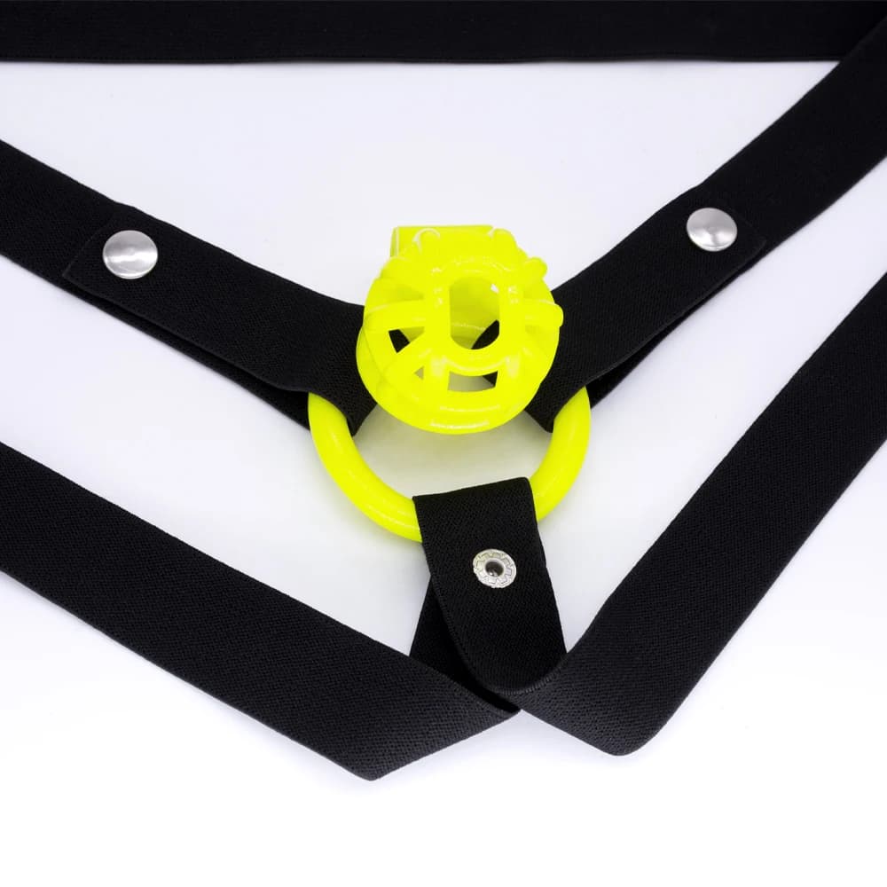 Adjustable elastic auxiliary belt for male chastity devices - thumbnail 5