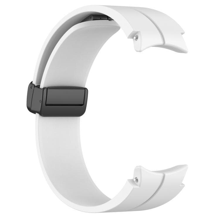 Folding Magnetic Black-clasp Silicone Watch Strap - thumbnail 10