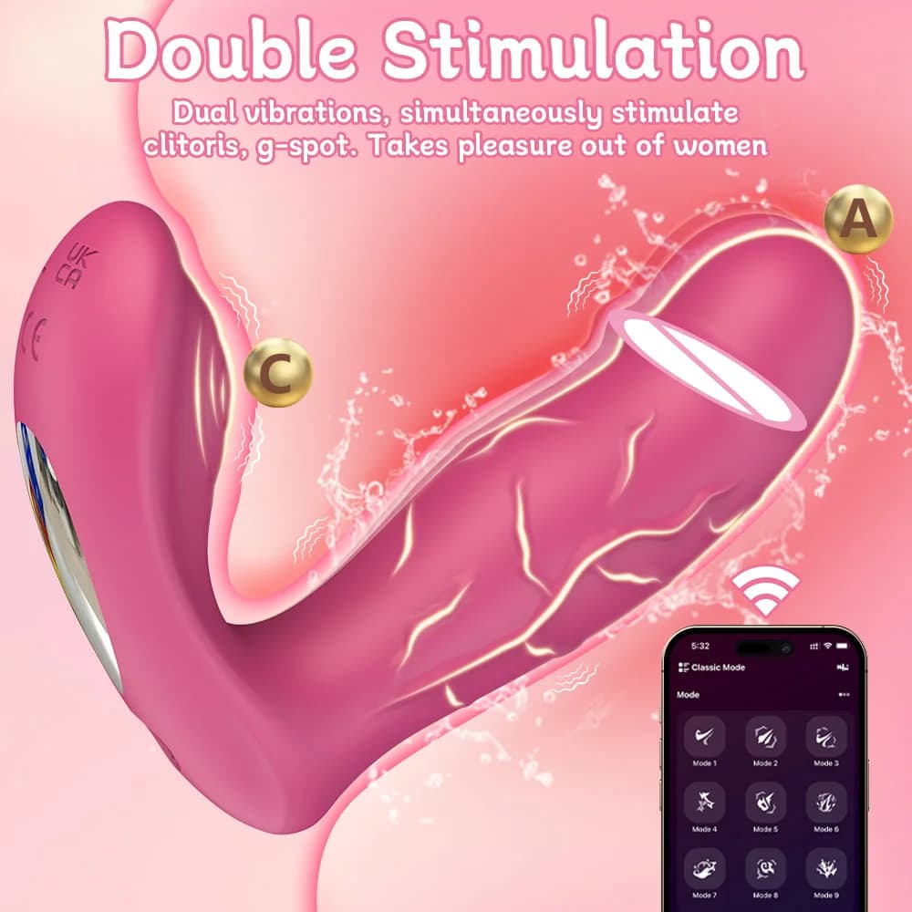 App controlled vibrating dildo for dual stimulation - thumbnail 3