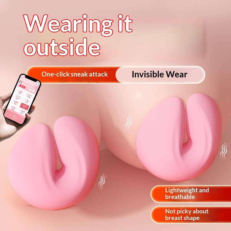 App-Controlled Wearable Nipple Vibrators - image 1