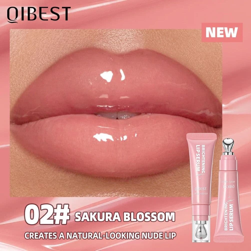 QIBEST Mirror Pearl Lipgloss Long Lasting Moisturizing Lipstick Shine Glitter Lip Glaze Non Stick Cup Jelly Pout Lip Tint Makeup - image 1