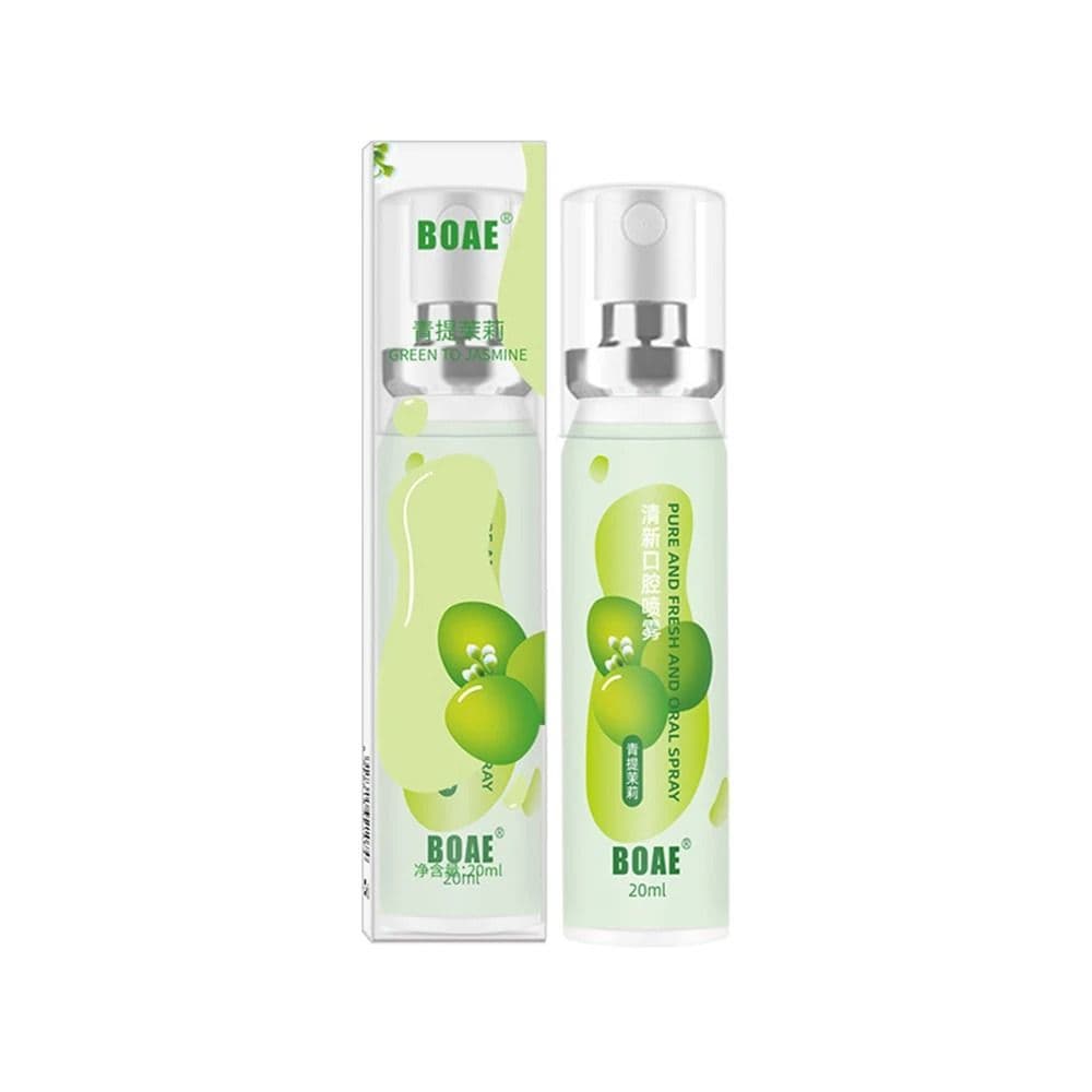 Fruit Flavor Fresh Oral Spray Grape Peach Breath Spray Mouth Freshener Remove Bad Breath Deodorant Peach Grapes Sweet Spray - thumbnail 2