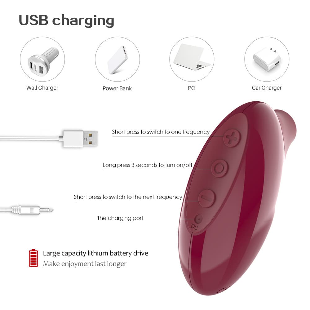 Pocket Clitoral Suction Vibrator - thumbnail 3