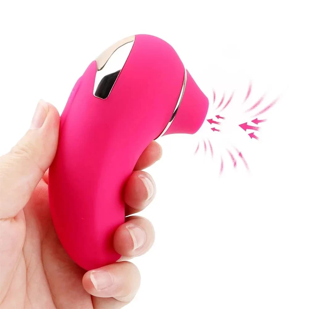 Rechargeable silicone oral simulation clitoral and nipple stimulator - thumbnail 2