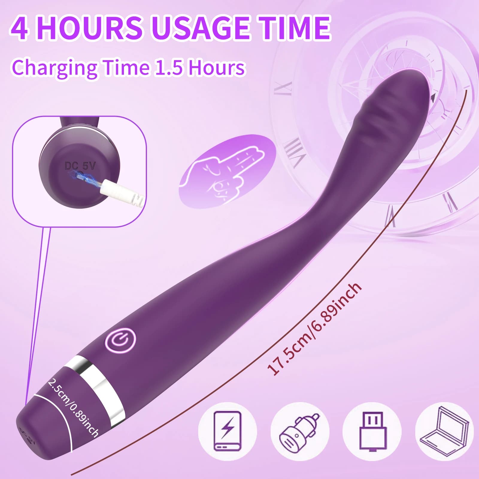 Finger style dual stimulation clitoral and G-spot vibrator - thumbnail 6