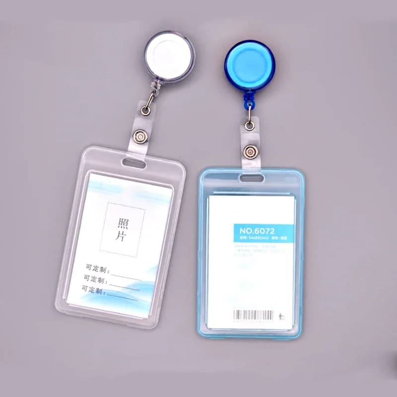 Transparent plastic card cover and ID holder - thumbnail 2