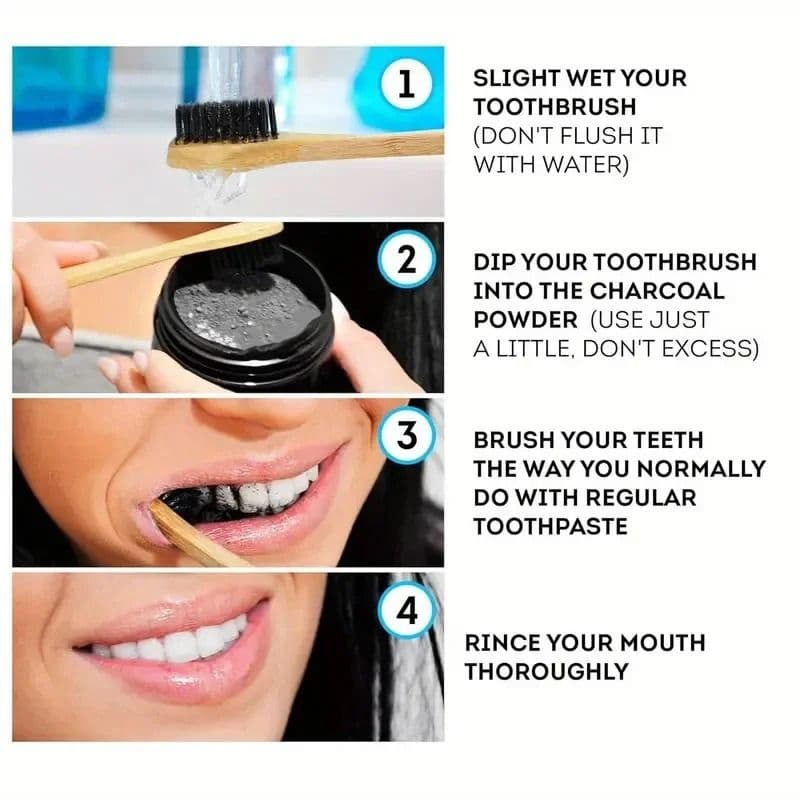 Teeth Whitening Powder,Natural Whitening and Deep Tooth Deep Cleaning Powder,Teeth Stain Remover,Natural Fresh Breath - thumbnail 3