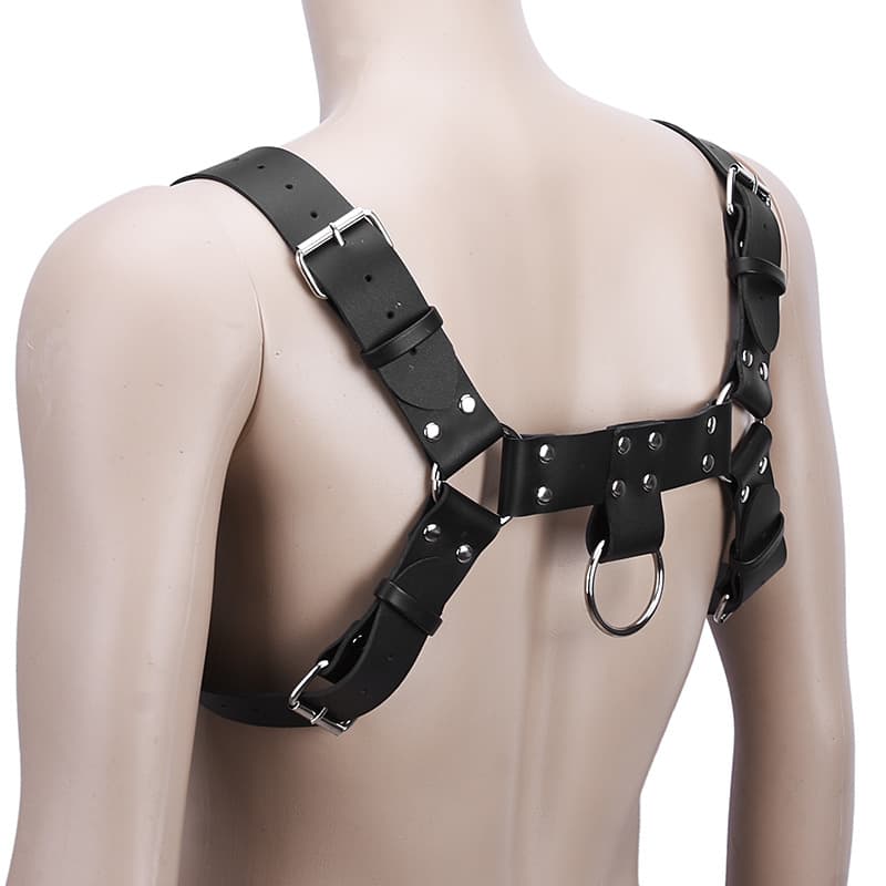 Men's Leather Chest Harness - thumbnail 4