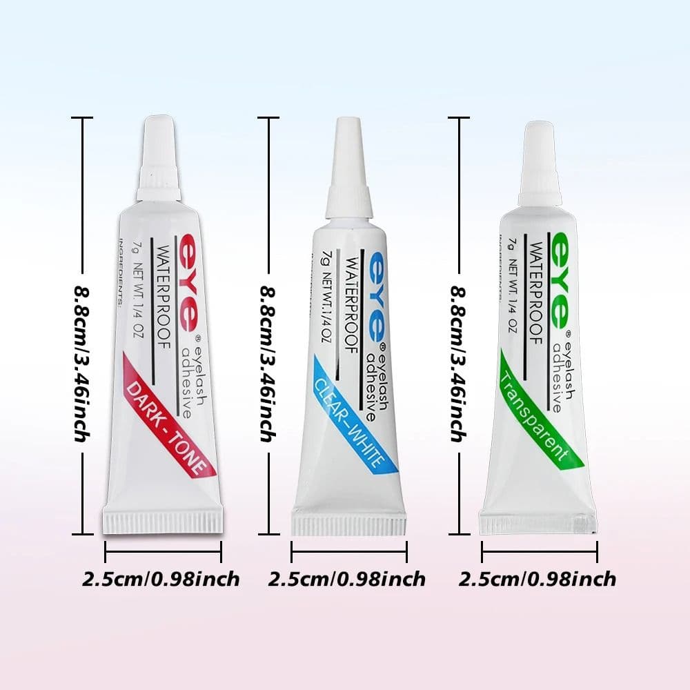 7g Professional Quick Dry Eyelash Glue 3 colors False Eyelash Extension Long Lasting Waterproof Beauty Adhesive Makeup Tools - thumbnail 4