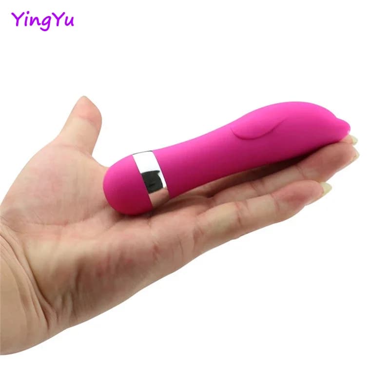 Compact battery-powered wand vibrator for dual stimulation - thumbnail 3