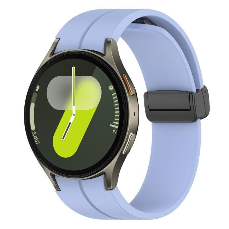 Folding Magnetic Black-clasp Silicone Watch Strap - thumbnail 7