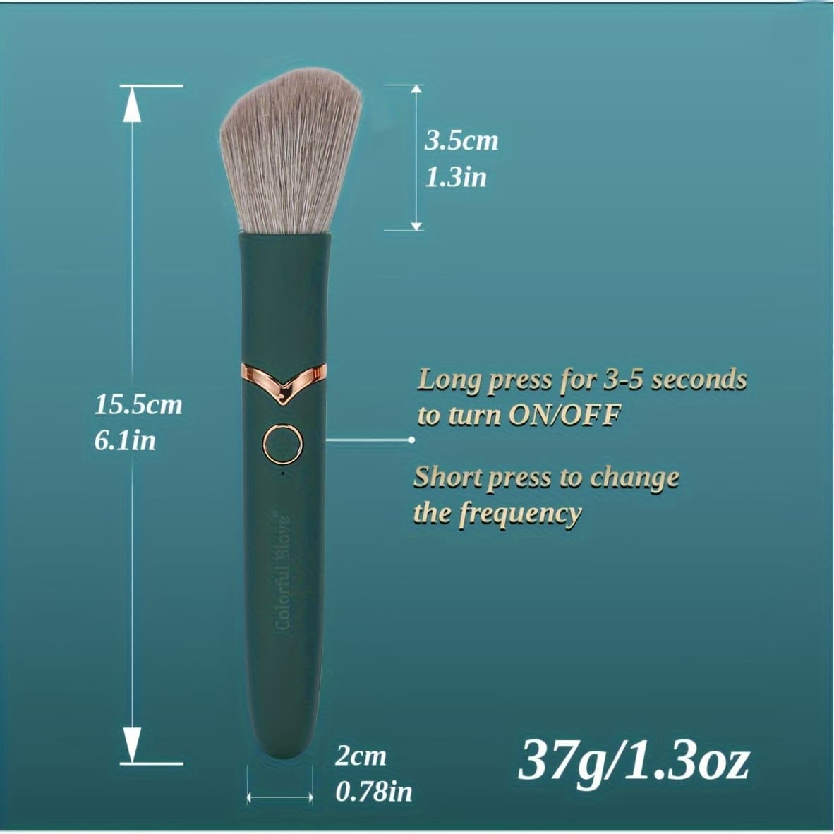 Makeup-Brush Mini Vibrator - image 1