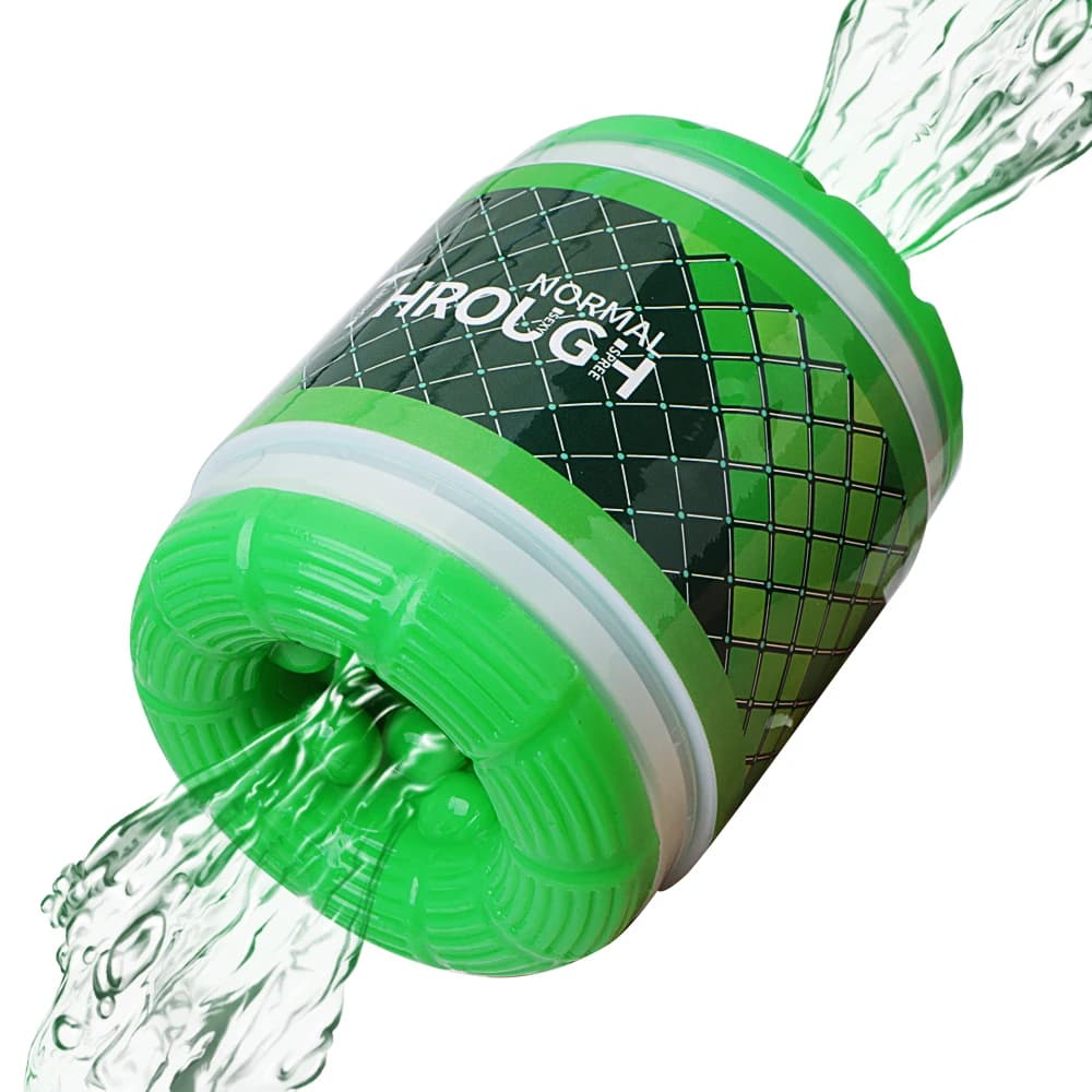 Dual channel male masturbation cup with soft TPE - image 1