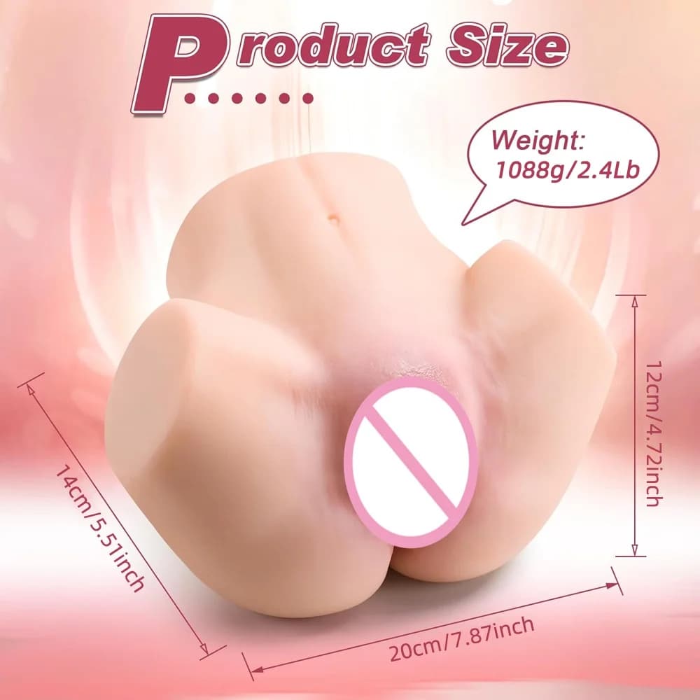 Realistic 3D silicone male masturbation cup - thumbnail 6