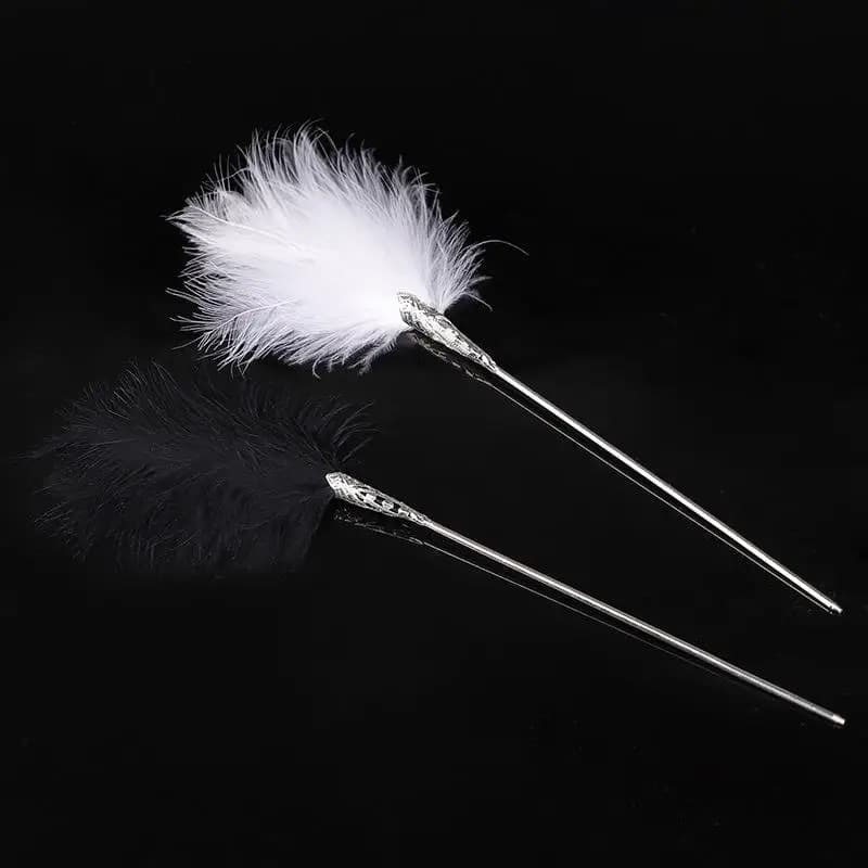 Feather teasing rod for sensory foreplay - thumbnail 4