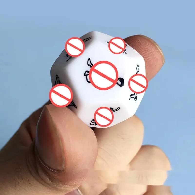 Twelve sided adult game dice for couples - thumbnail 5