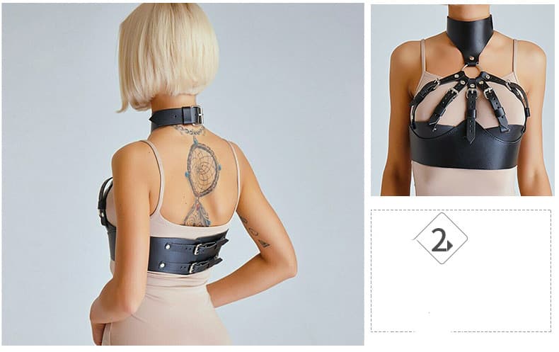 Leather Waist Cincher Belt - thumbnail 2