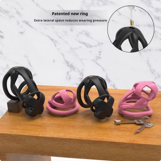 Pink Chastity Cage - thumbnail 3