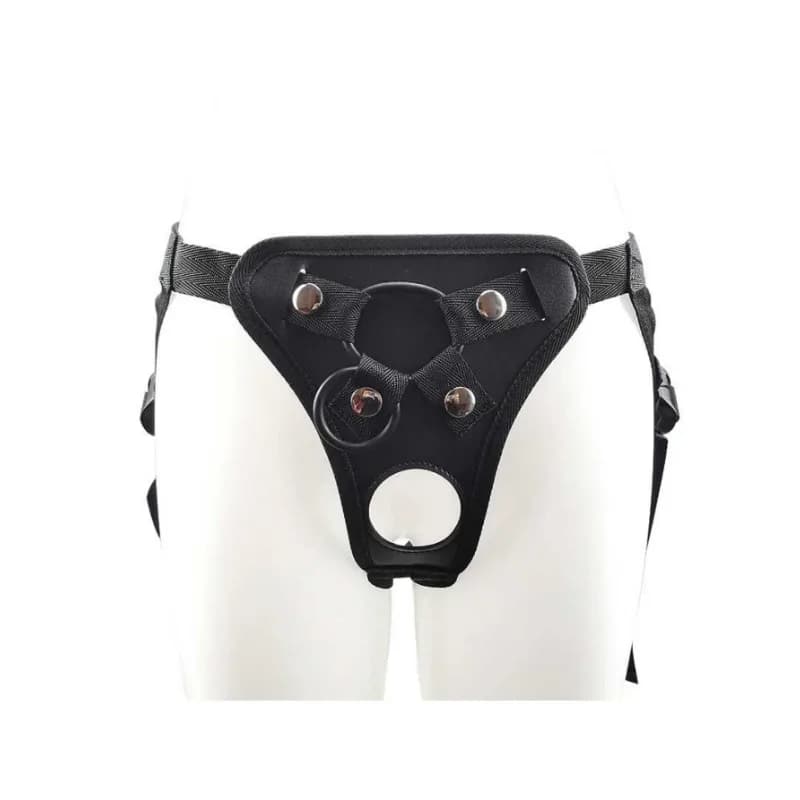 Adjustable strap-on harness with realistic dildo pants - thumbnail 5