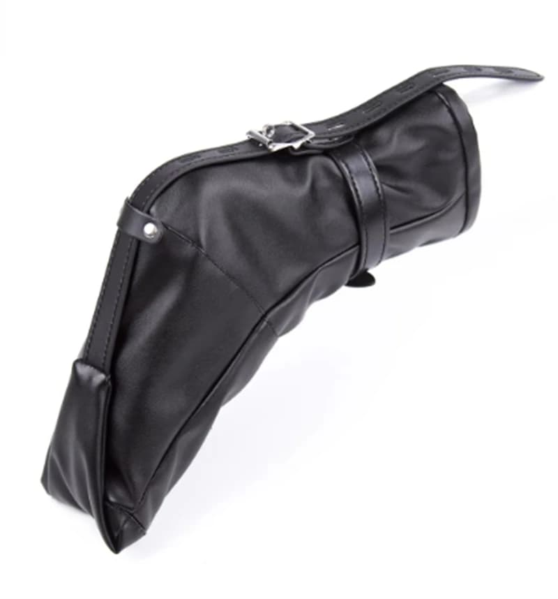 Leather dog crawling boots for pet play and bondage - thumbnail 5
