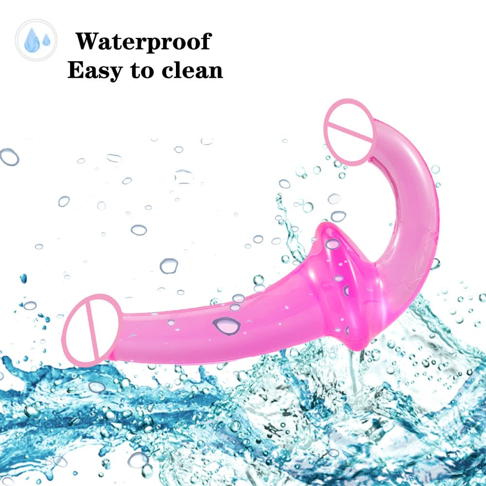 Strapless Double-Ended Jelly Dildo - thumbnail 3
