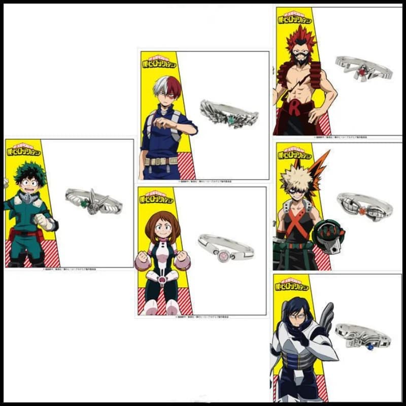 My hero academia adjustable cartoon character ring - thumbnail 6