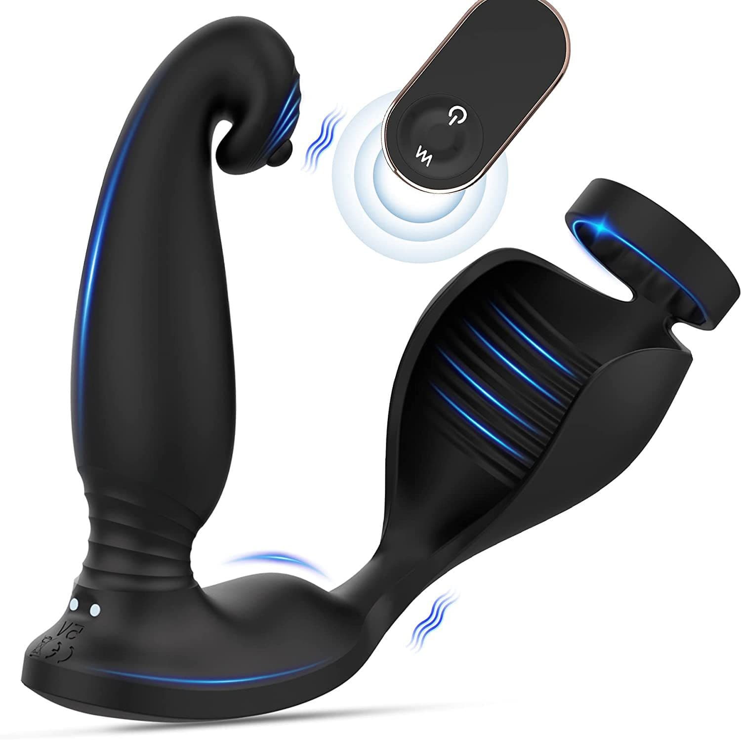 Ergonomic Prostate Massager, 9 Modes - thumbnail 6