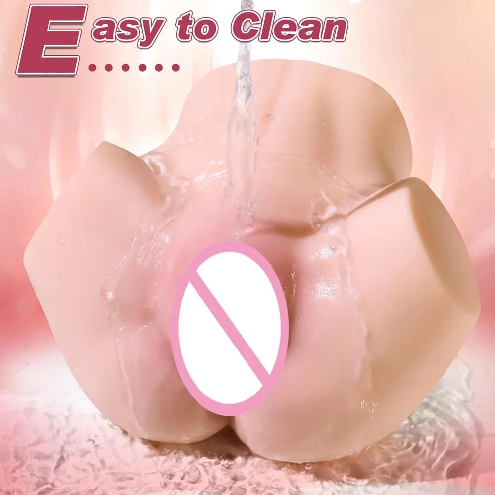 Realistic 3D silicone male masturbation cup - thumbnail 3