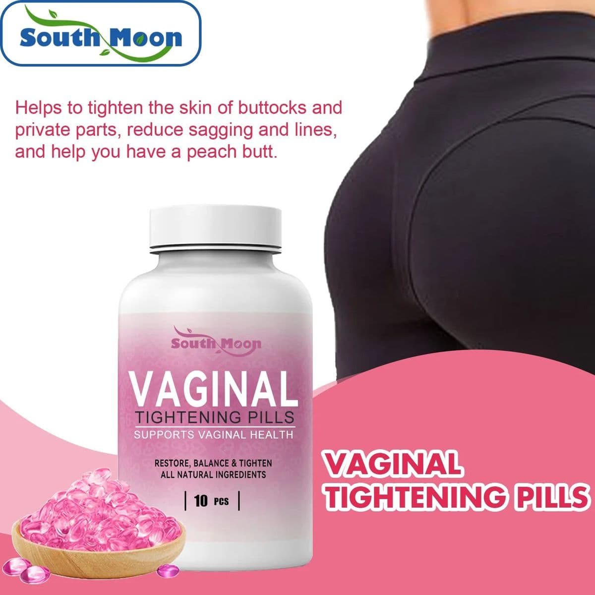 Hip Lifting Capsule Tightening Warping Buttock Prevents Sagging Collapse Sexy Butt Enlargement Plump Hip Fats Women Body Shaping - thumbnail 2
