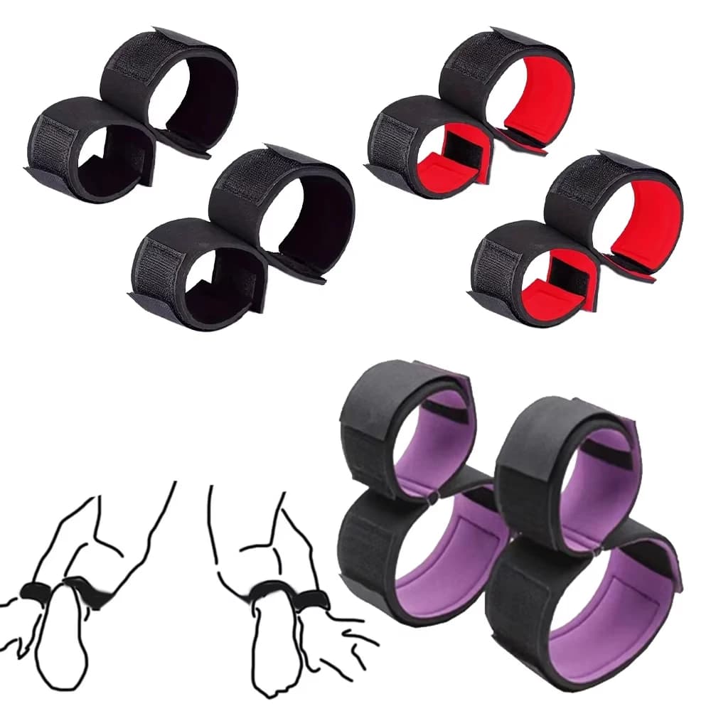 Bondage handcuffs set for couples and play - thumbnail 2