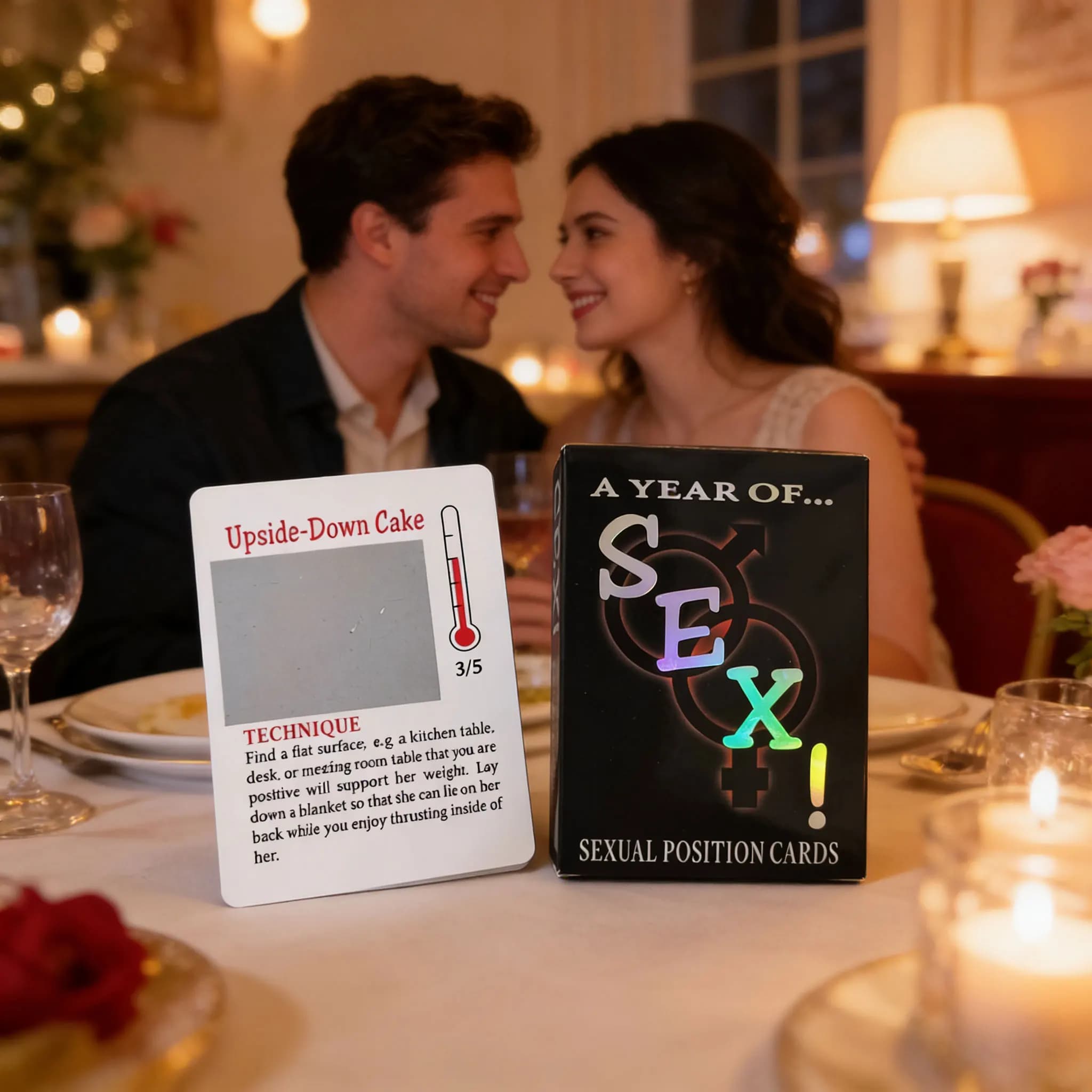 Couple erotic game scratch cards with various sexual positions - thumbnail 2
